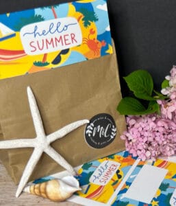 Large Hello Summer Bag Topper