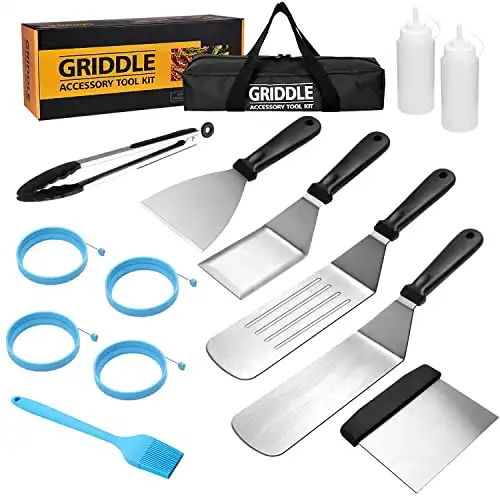 KITOOLBASE Flat Top Griddle Accessories Set