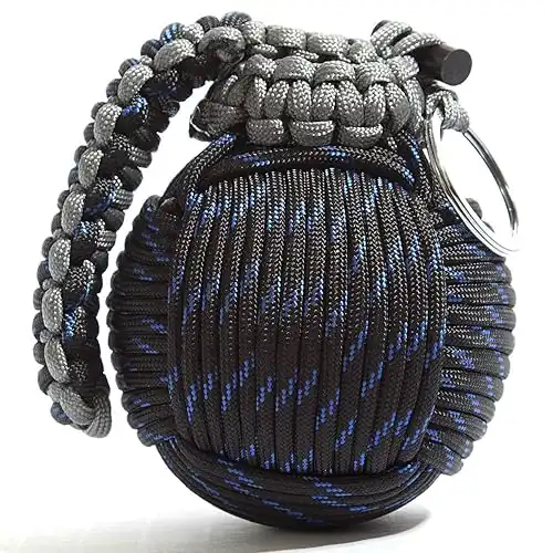 Holtzman s Survival Kit Paracord Grenade 48 Tool Emergency Kit